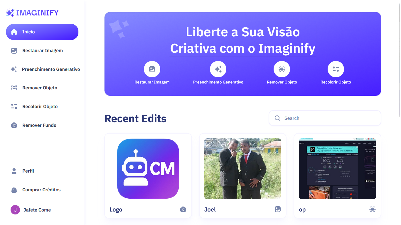 Editor de Imagens com IA